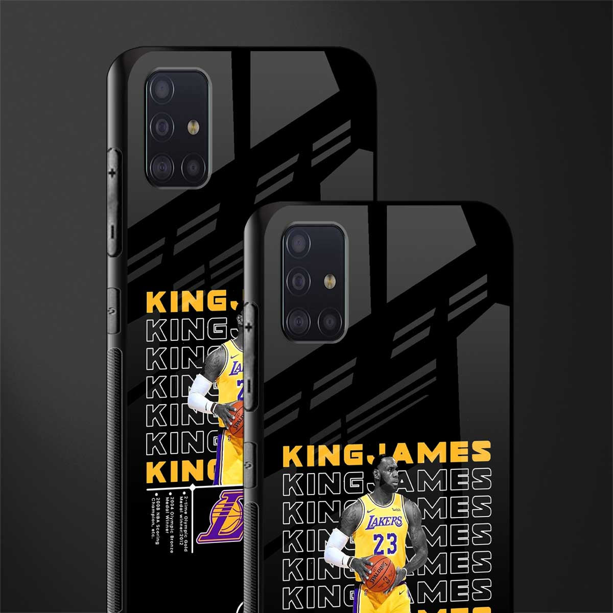 king james glass case for samsung galaxy a71 image-2