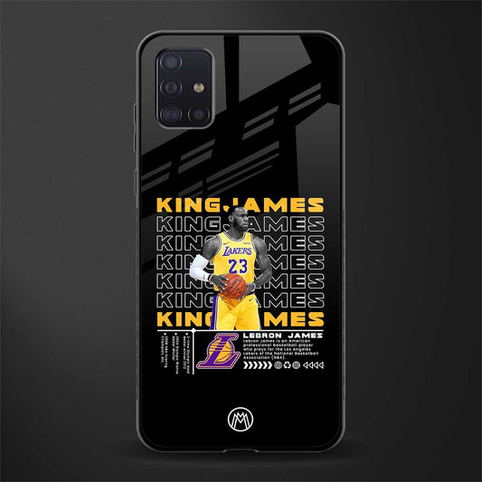 king james glass case for samsung galaxy a71 image