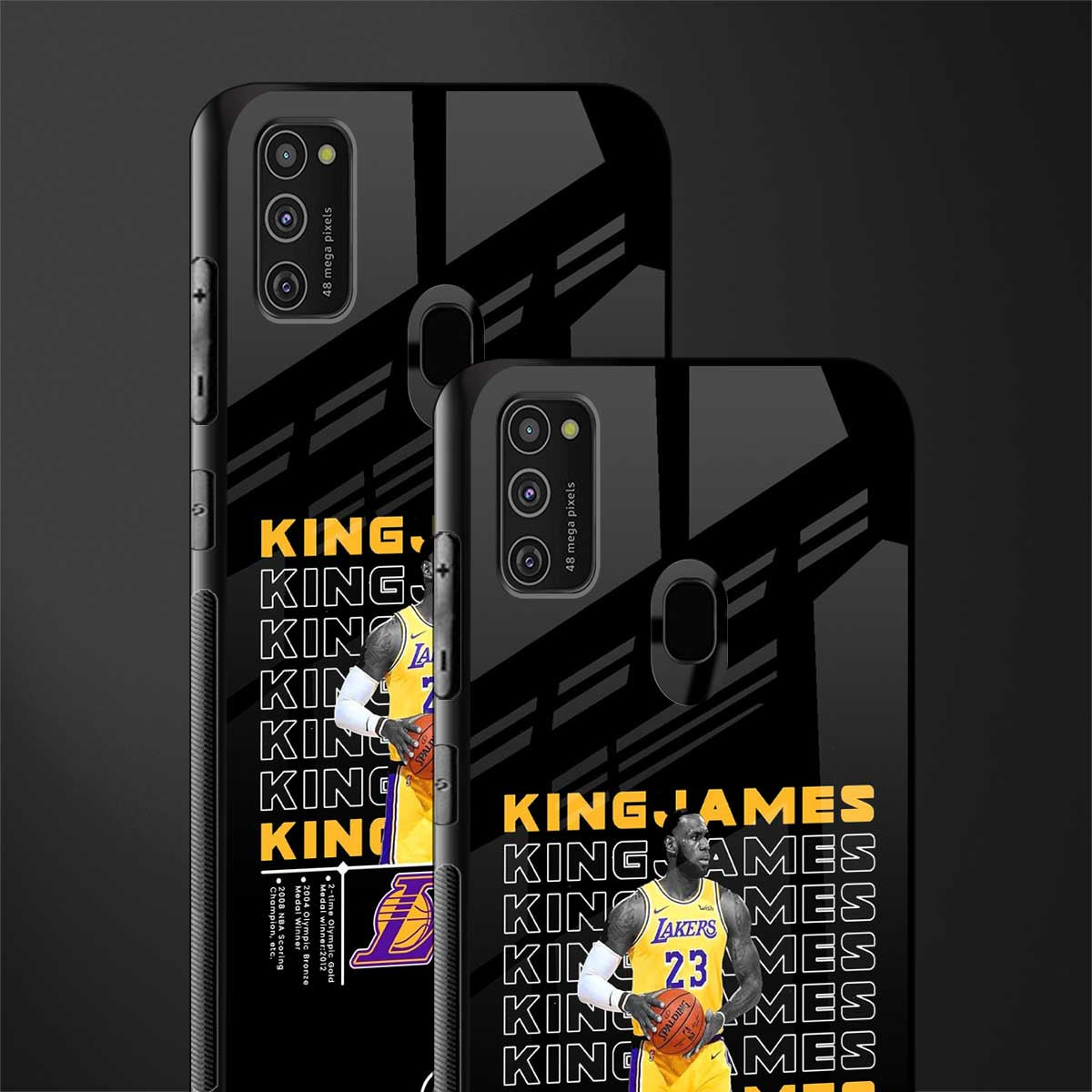 king james glass case for samsung galaxy m21 image-2