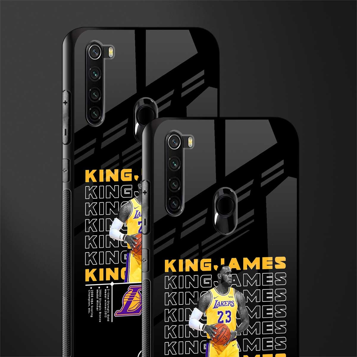 king james glass case for redmi note 8 image-2