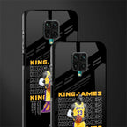 king james glass case for redmi note 9 pro max image-2