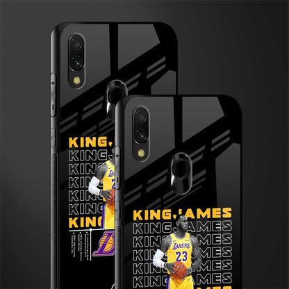 king james glass case for redmi 7redmi y3 image-2