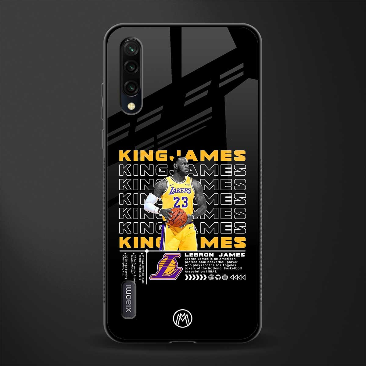 king james glass case for mi a3 redmi a3 image