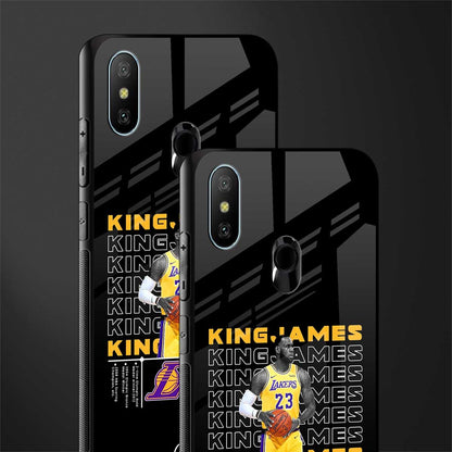 king james glass case for redmi 6 pro image-2