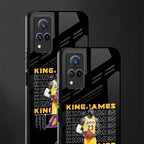 king james glass case for vivo v21 5g image-2