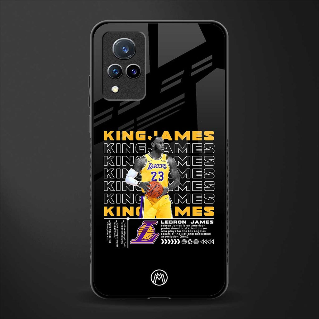king james glass case for vivo v21 5g image