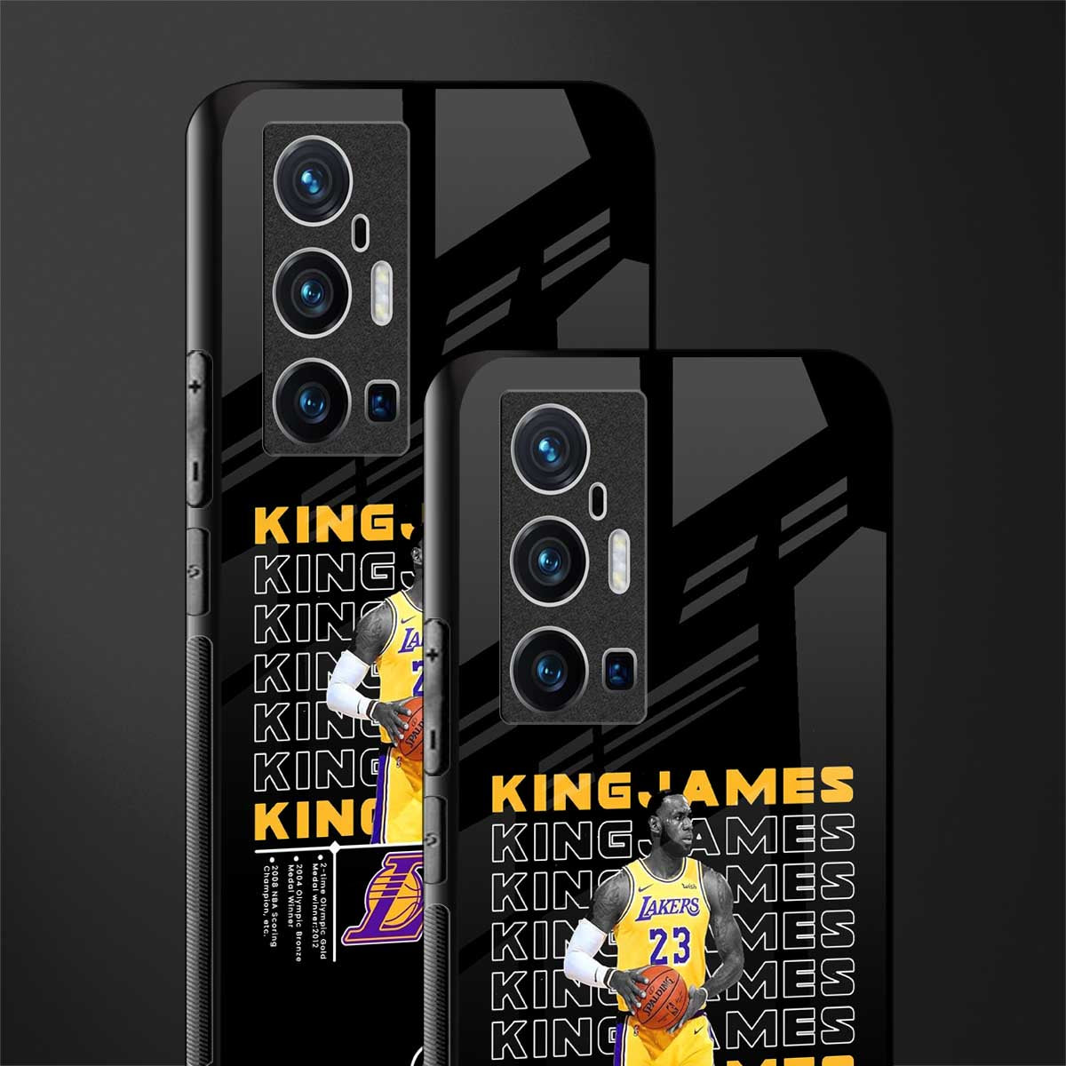 king james glass case for vivo x70 pro plus image-2