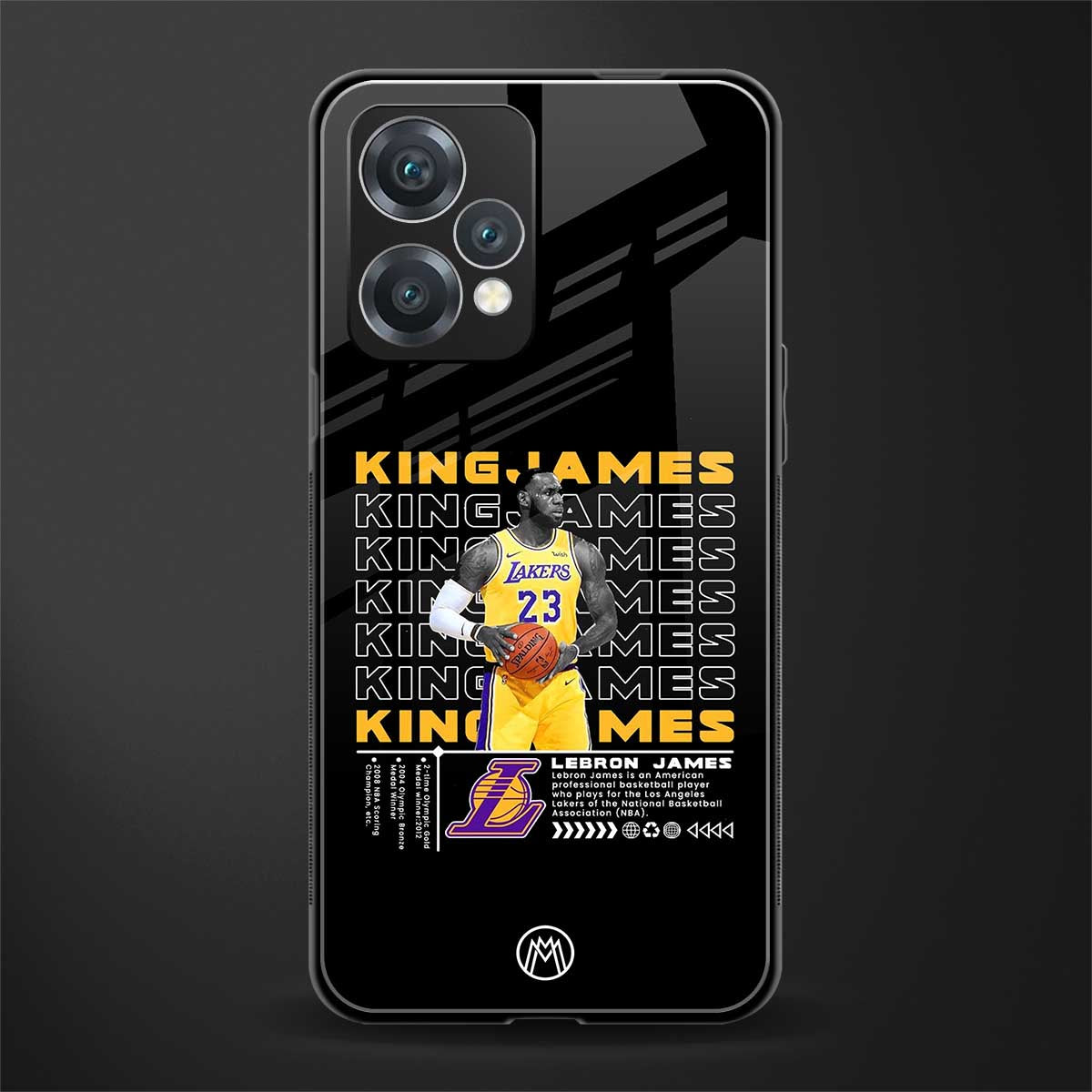 king james back phone cover | glass case for realme 9 pro 5g