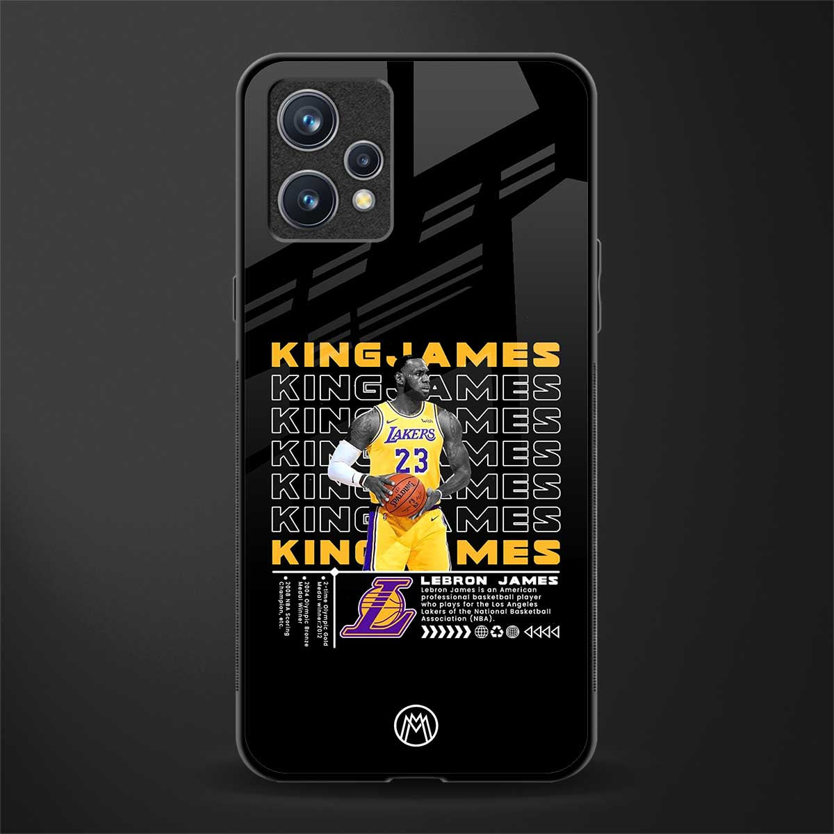 king james glass case for realme 9 pro plus 5g image