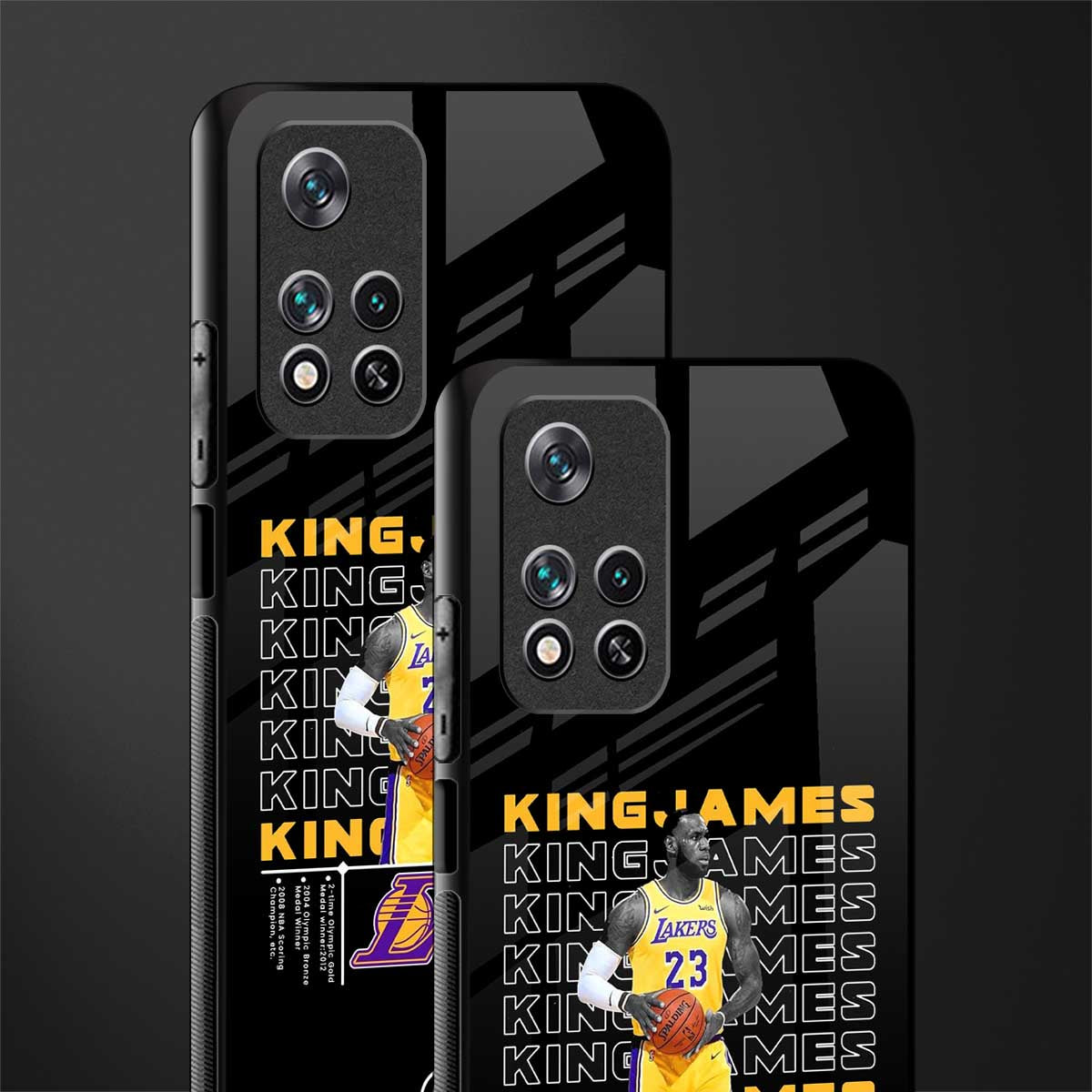 king james glass case for poco m4 pro 5g image-2