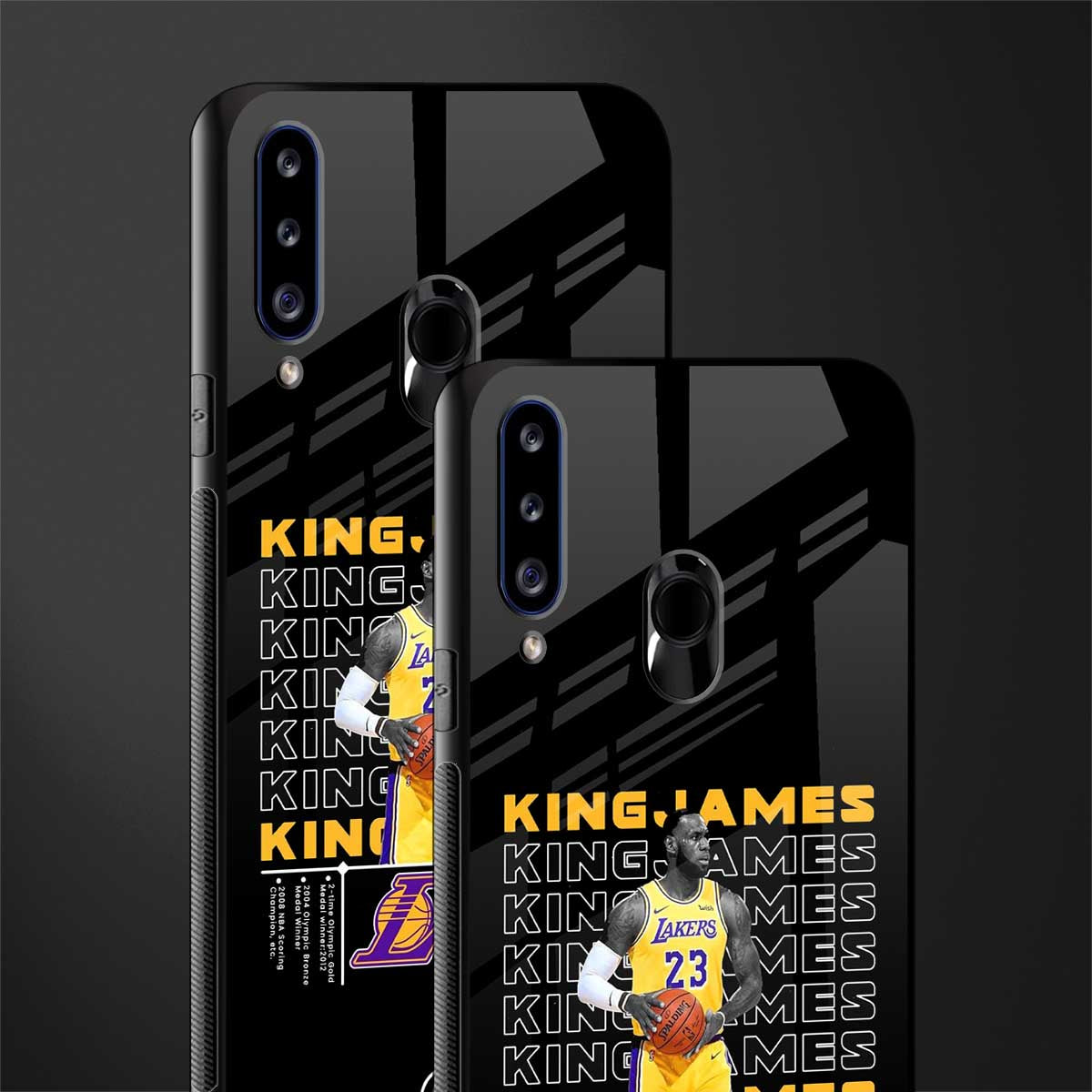 king james glass case for samsung galaxy a20s image-2