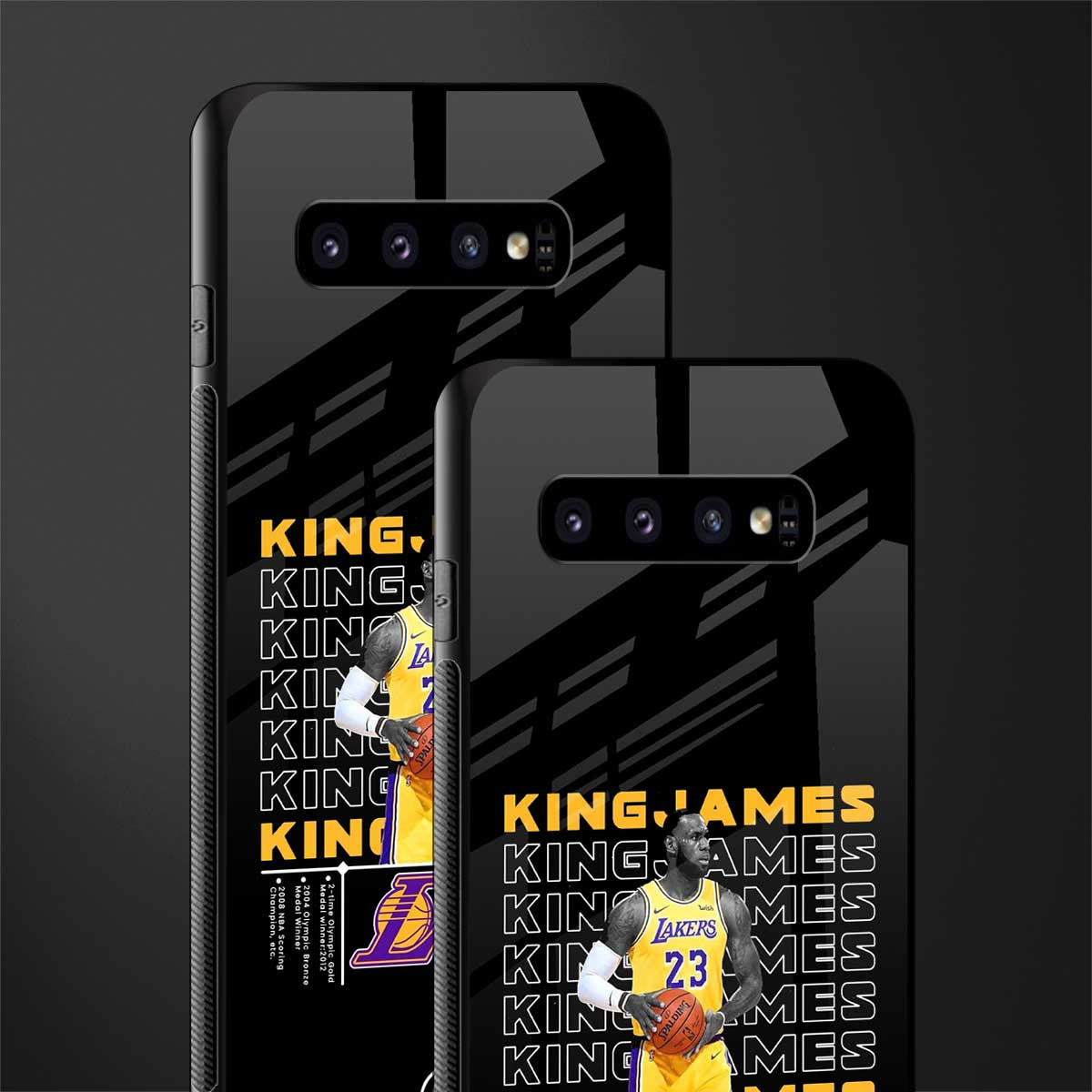 king james glass case for samsung galaxy s10 plus image-2