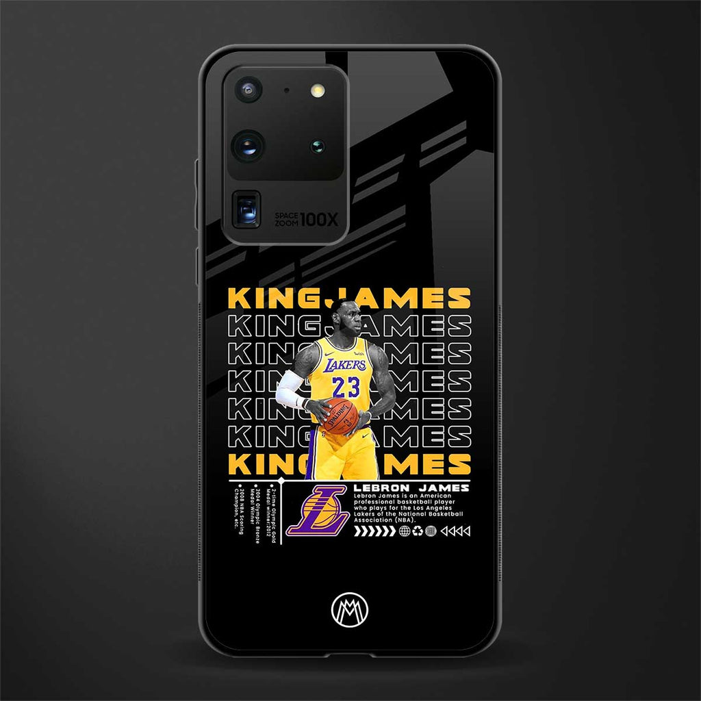 king james glass case for samsung galaxy s20 ultra image