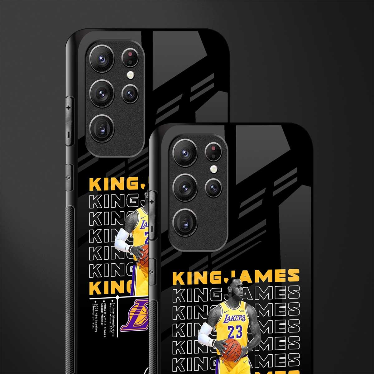 king james glass case for samsung galaxy s22 ultra 5g image-2