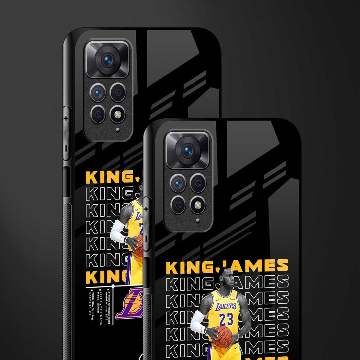 king james glass case for redmi note 11 pro image-2
