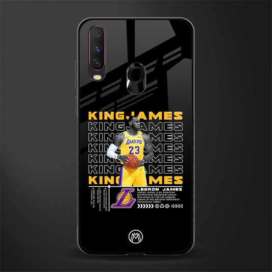 king james glass case for vivo y17 image