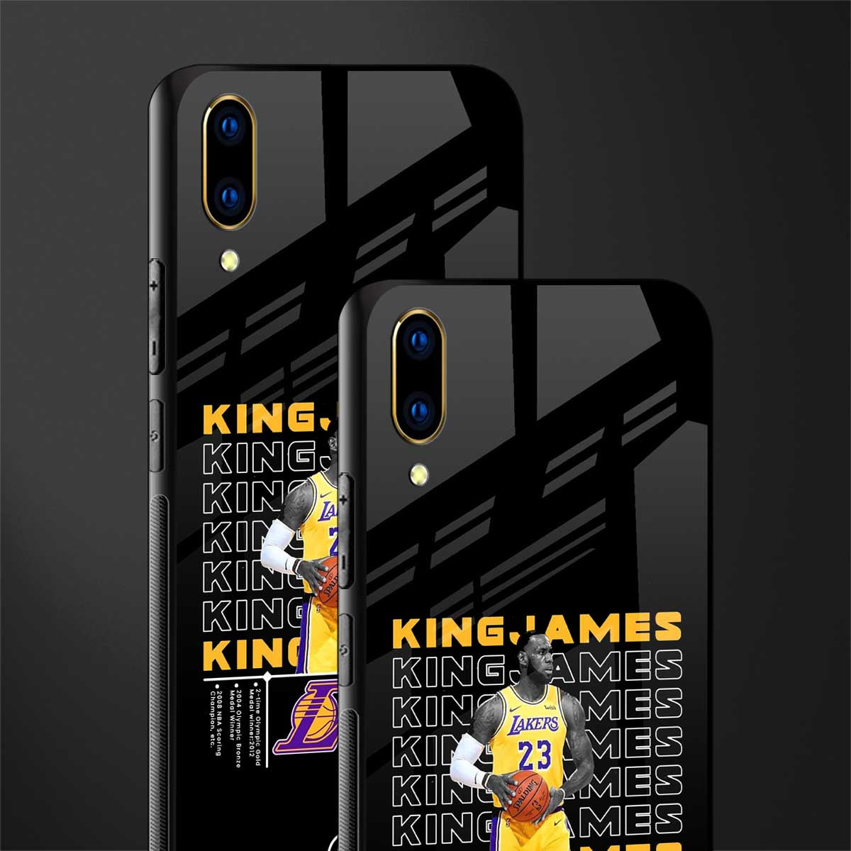 king james glass case for vivo v11 pro image-2