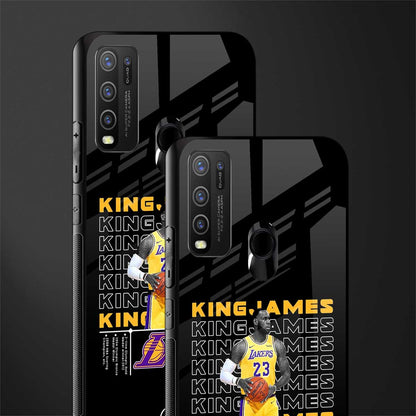 king james glass case for vivo y50 image-2