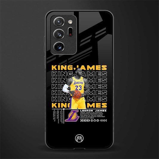 king james glass case for samsung galaxy note 20 ultra 5g image