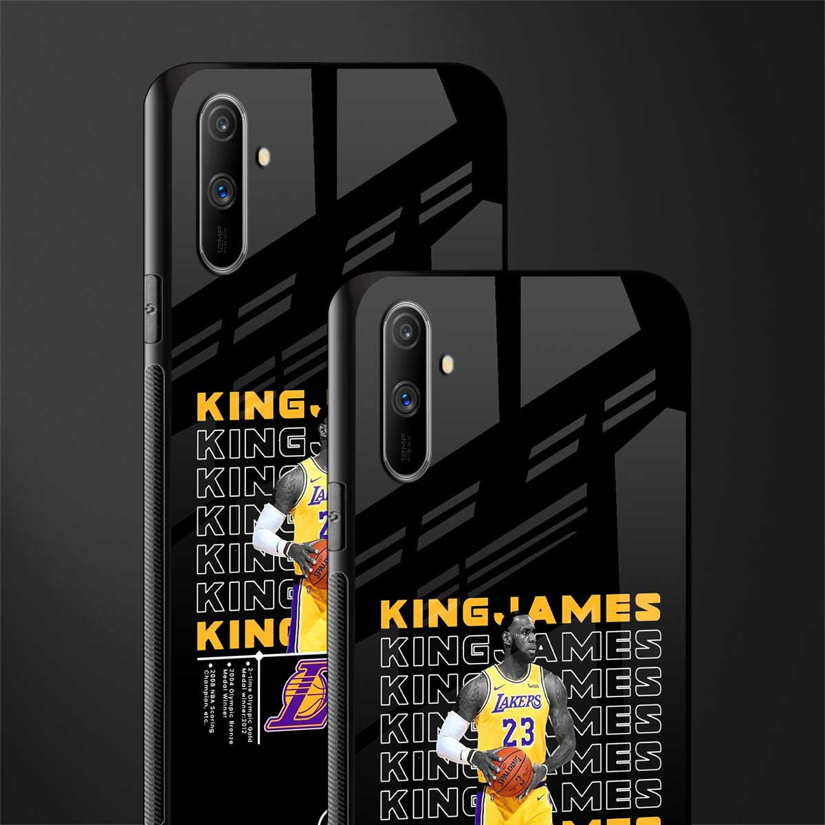 king james glass case for realme c3 image-2
