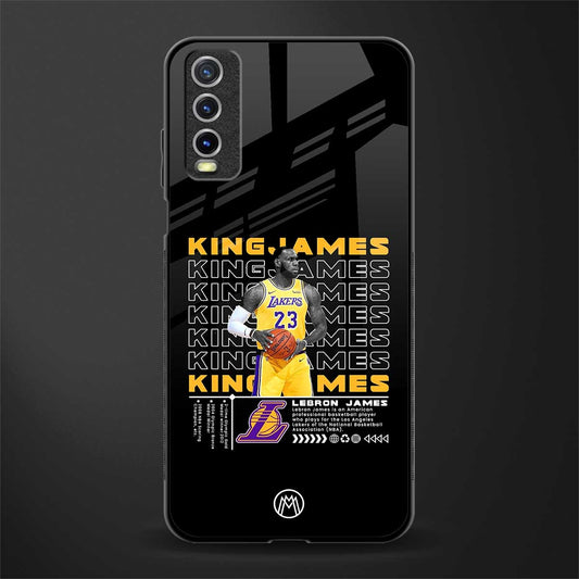 king james glass case for vivo y20 image