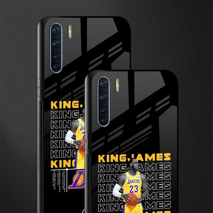 king james glass case for oppo f15 image-2