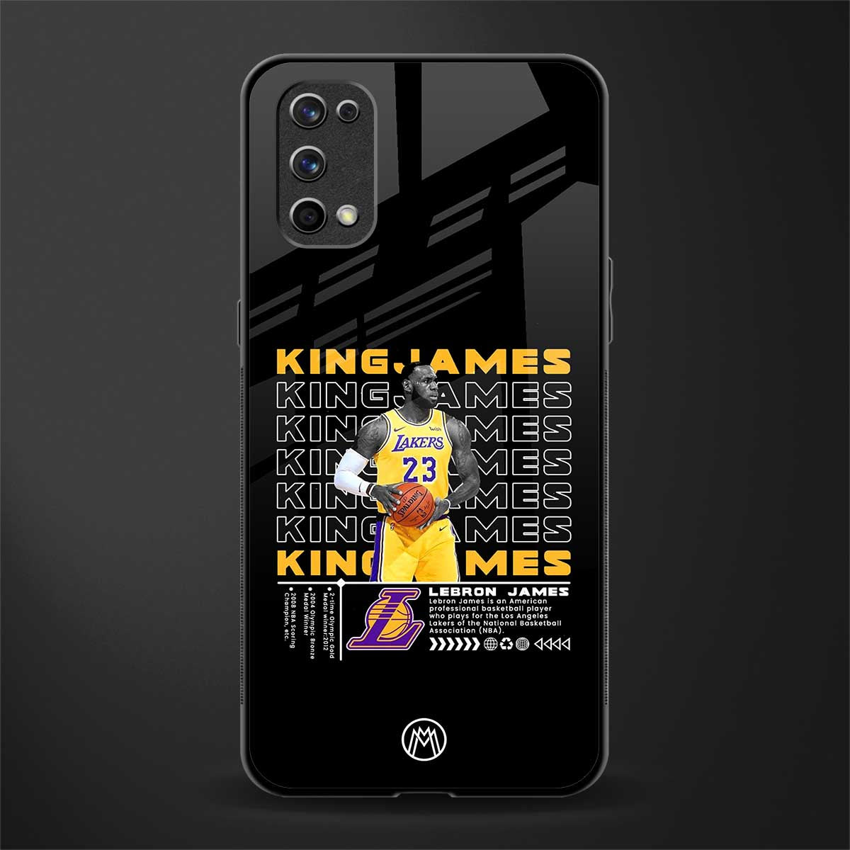 king james glass case for realme 7 pro image