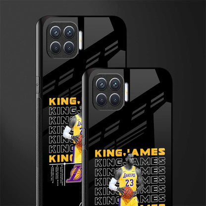 king james glass case for oppo f17 image-2