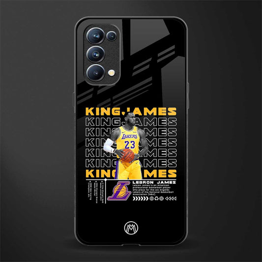 king james glass case for oppo reno 5 pro image