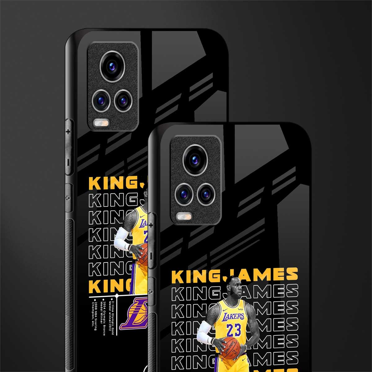 king james glass case for vivo v20 pro image-2