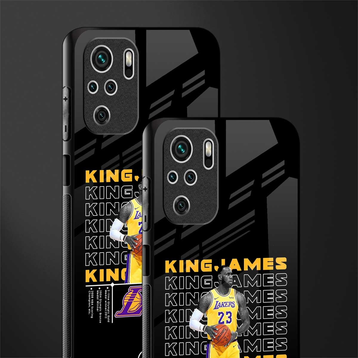 king james glass case for redmi note 10 image-2