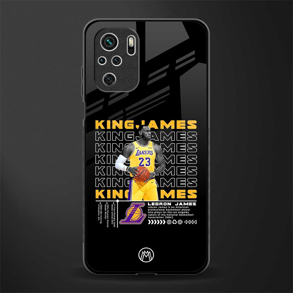 king james glass case for redmi note 10s image