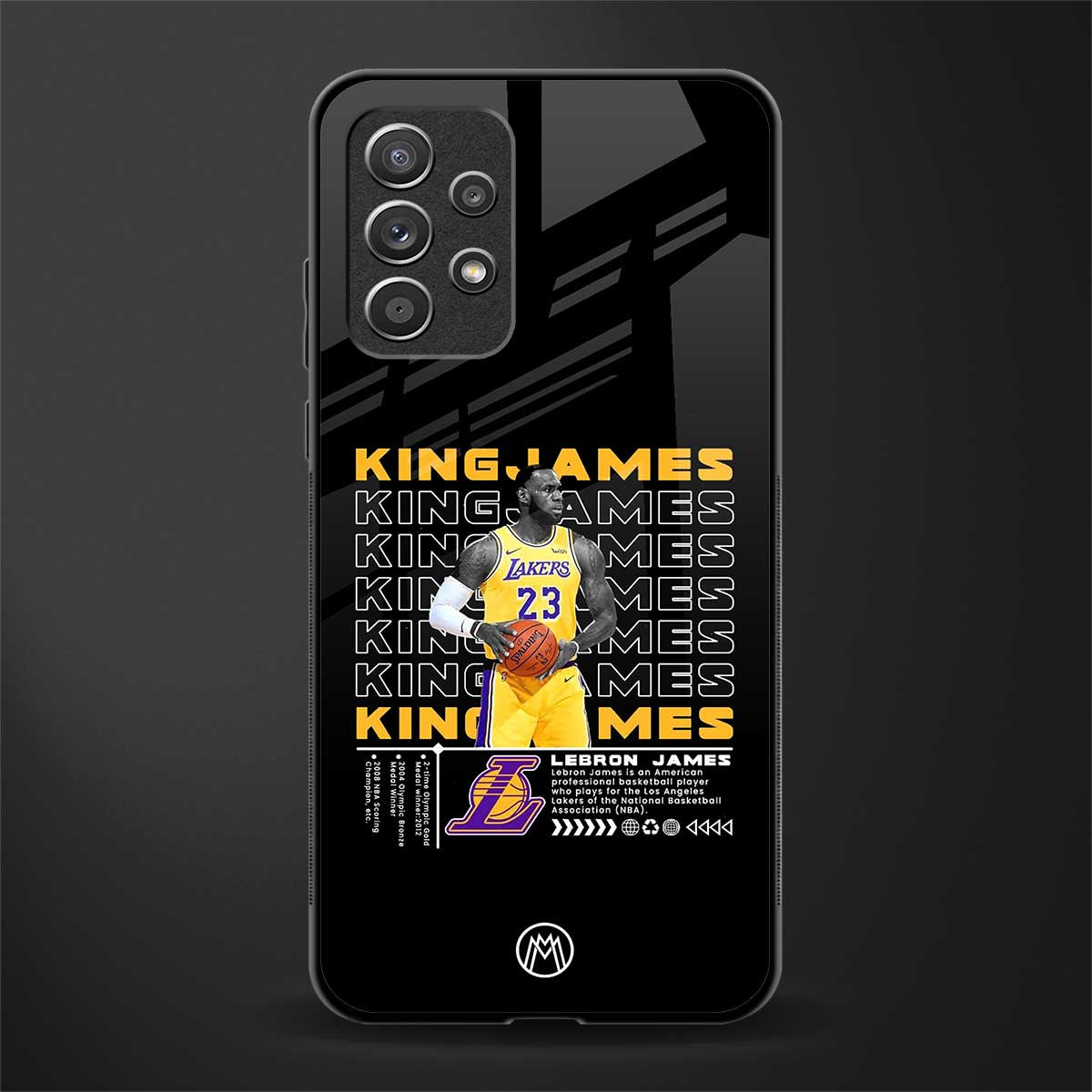 king james glass case for samsung galaxy a32 4g image