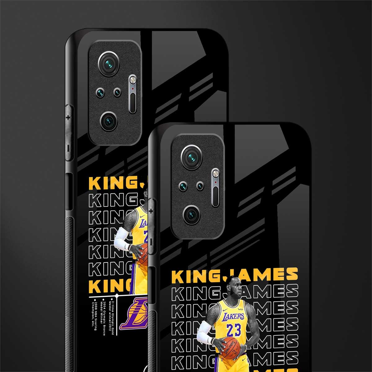 king james glass case for redmi note 10 pro image-2