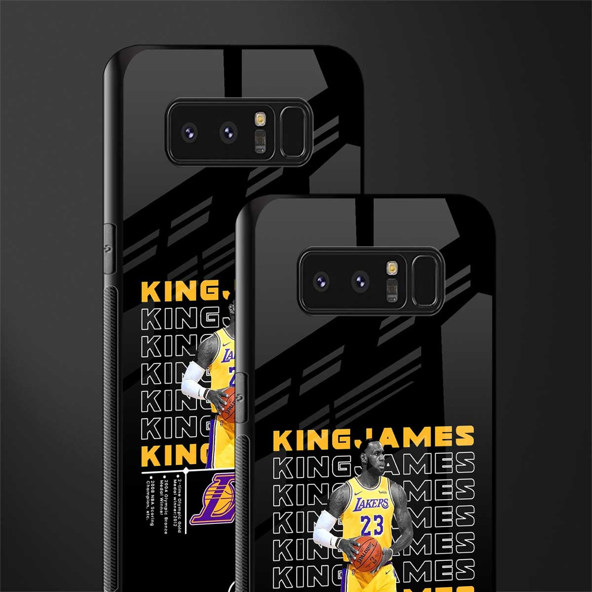 king james glass case for samsung galaxy note 8 image-2