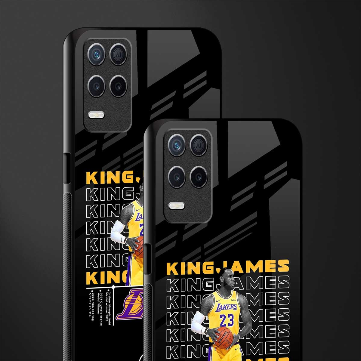 king james glass case for realme narzo 30 5g image-2