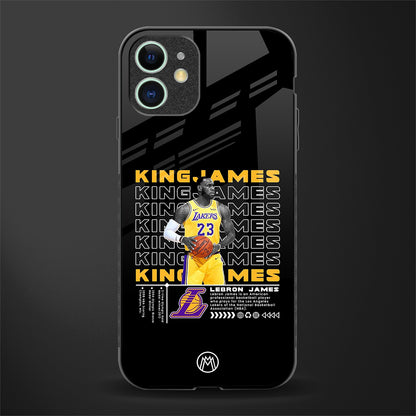 king james glass case for iphone 12 image