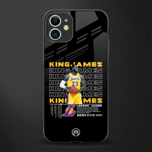 king james glass case for iphone 12 image