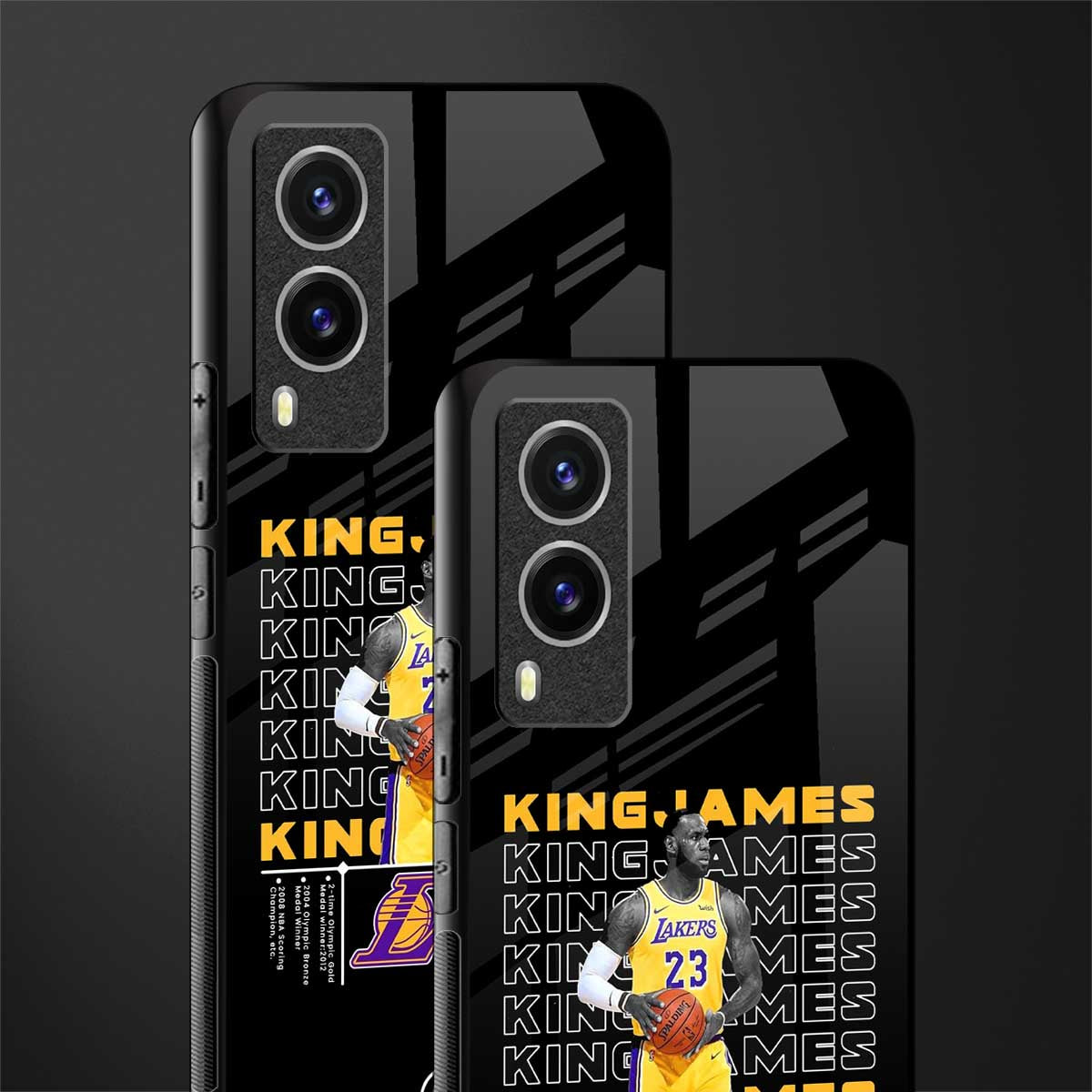 king james glass case for vivo v21e 5g image-2