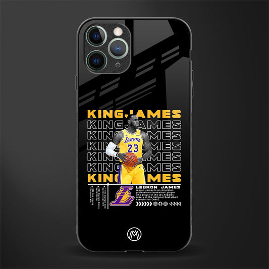 king james glass case for iphone 11 pro image