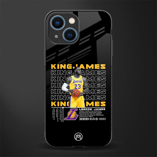 king james glass case for iphone 13 mini image