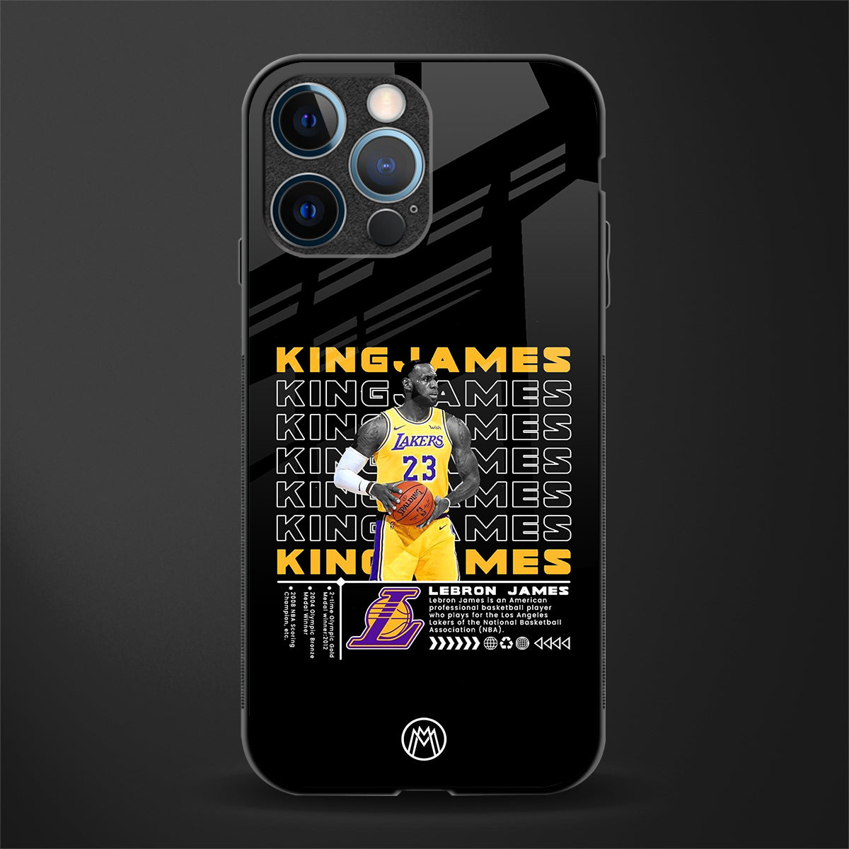 king james glass case for iphone 12 pro image