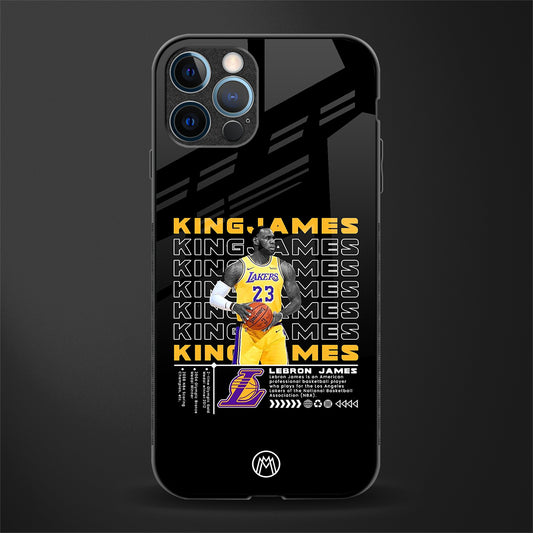 king james glass case for iphone 12 pro max image