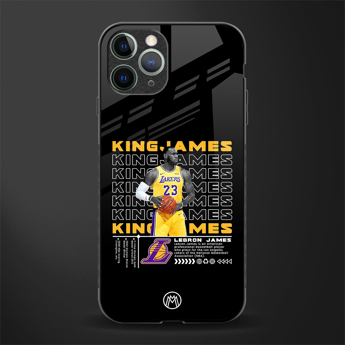 king james glass case for iphone 11 pro max image