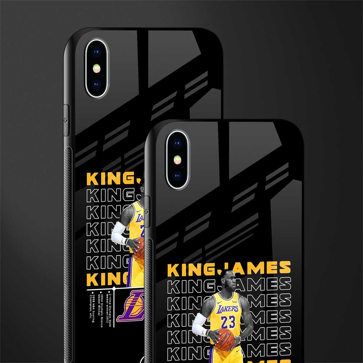 king james glass case for iphone xs max image-2