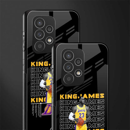 king james back phone cover | glass case for samsung galaxy a53 5g