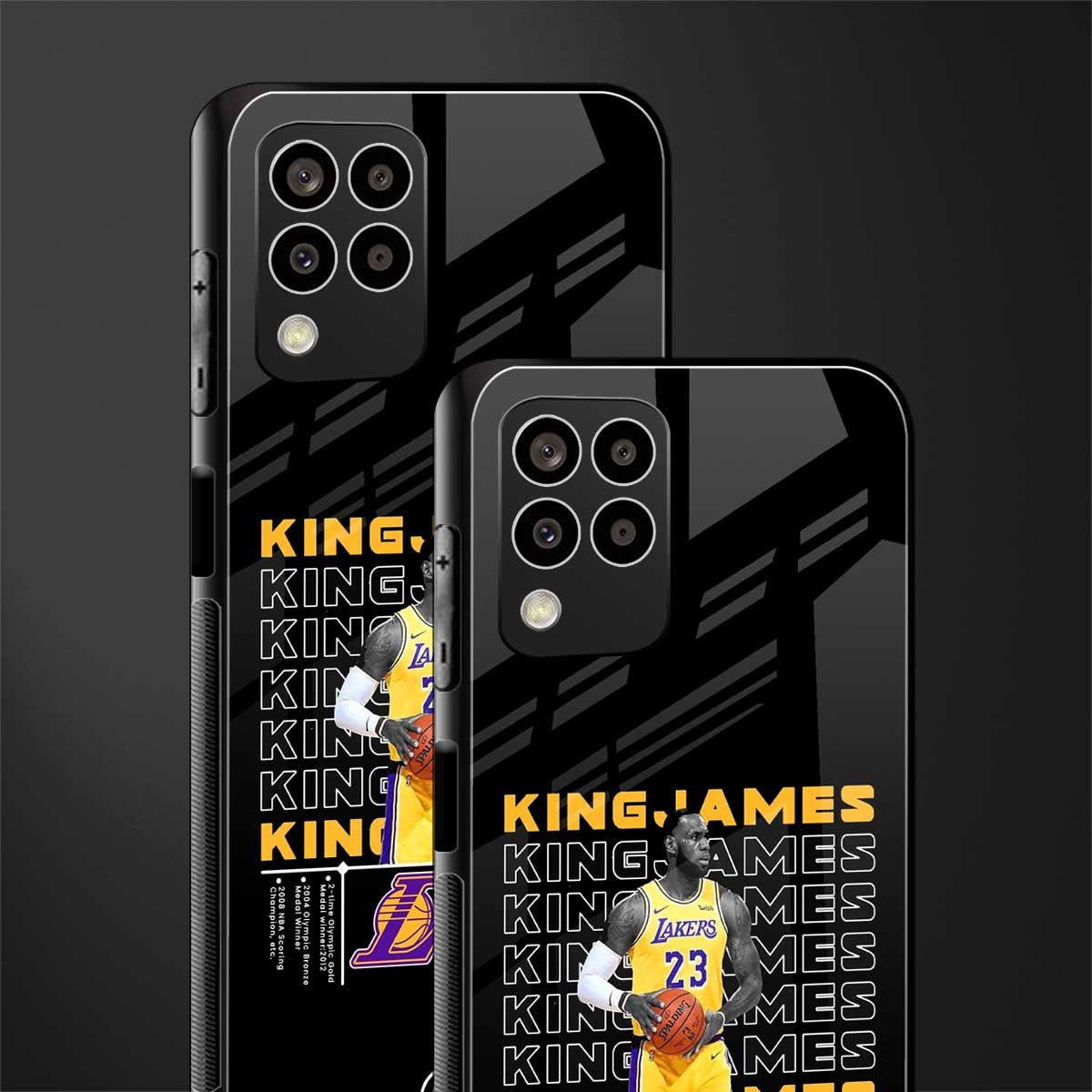 king james back phone cover | glass case for samsung galaxy m33 5g