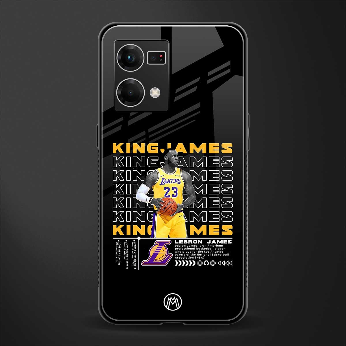 king james back phone cover | glass case for oppo f21 pro 4g
