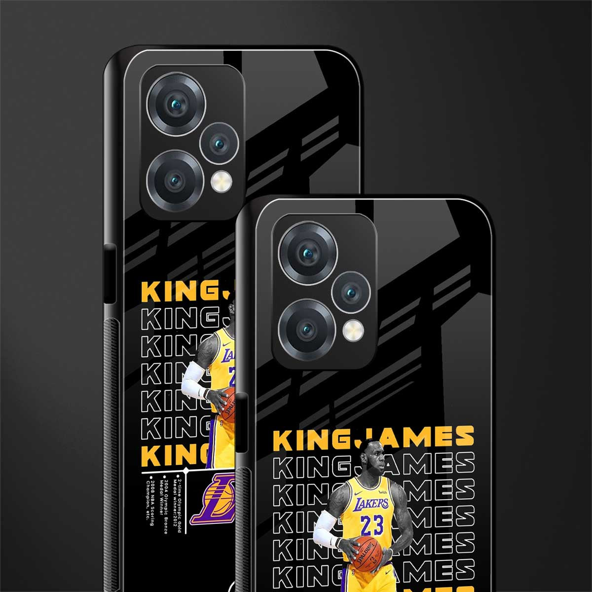 king james back phone cover | glass case for oneplus nord ce 2 lite 5g