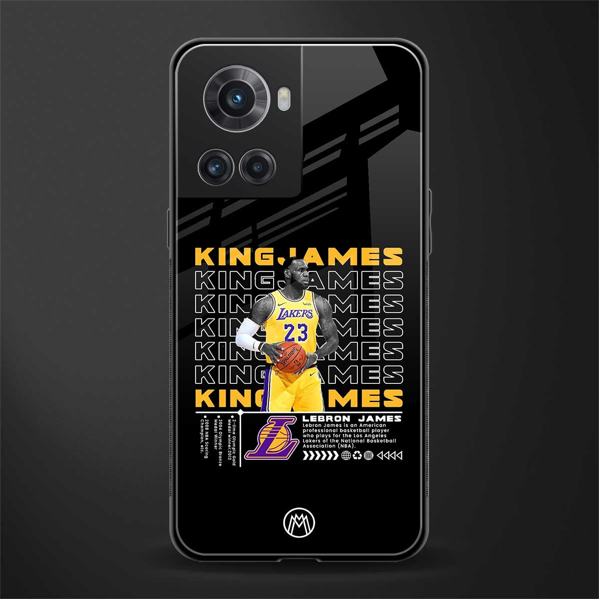 king james back phone cover | glass case for oneplus 10r 5g